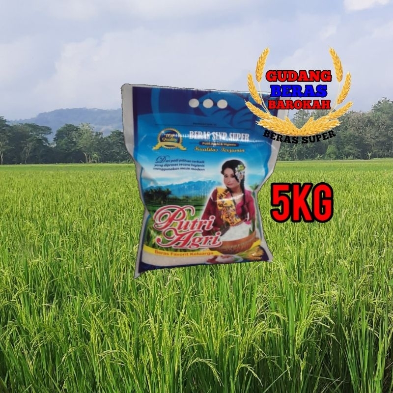 

BERAS PREMIUM CAP PUTRI AGRI 5KG,10KG,20KG