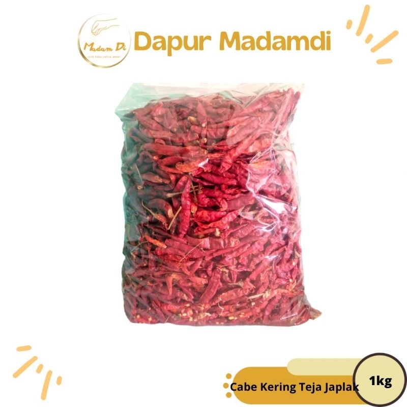 

Madam Di Cabe Kering teja japlak 1kg kwalitas A