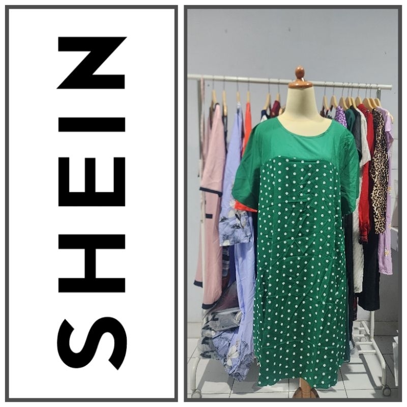 DASTER / HOME DRESS / SHEIN CURVE/PLUS SIZE/BIG SIZE/ LD 120-130cm