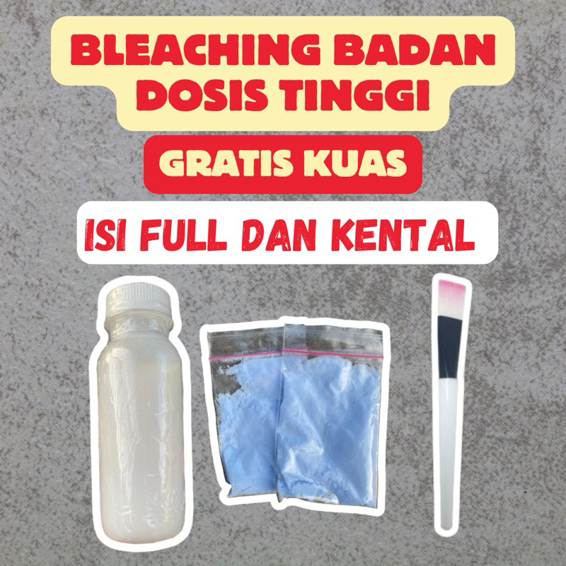 BLEACHING BADAN dosting bleaching badan super whitening