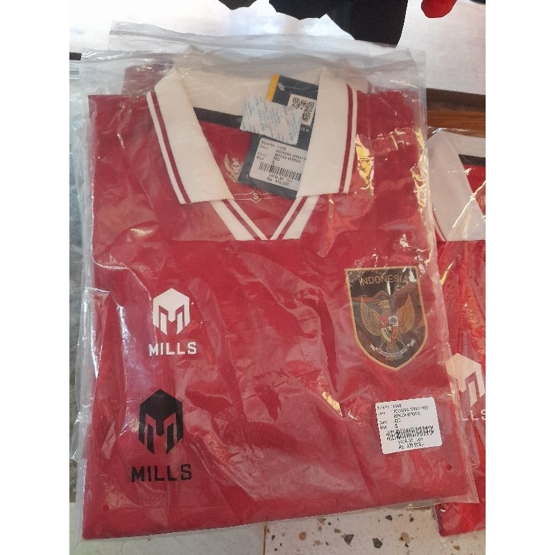 jersey timnas original mills replica