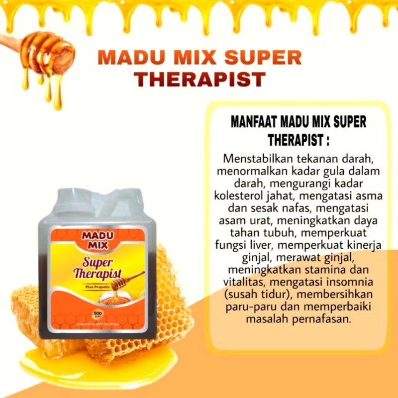

Madu Mix Super Plus Propolis 500gr (Sumber Antioksidan & Imunitas Tubuh)