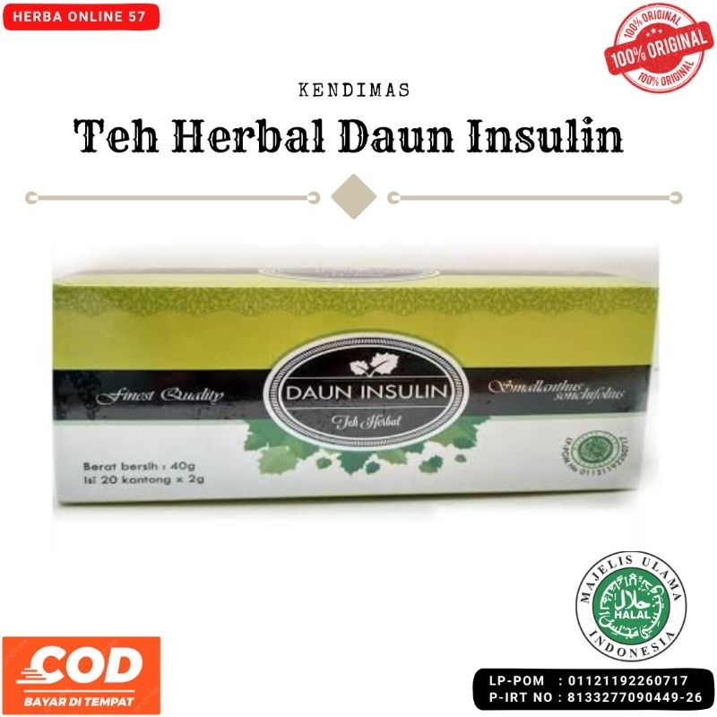 

KENDIMAS TEH HERBAL DAUN INSULIN / MINUMAN TRADISIONAL 150gr