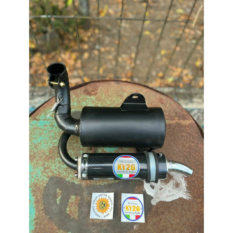Knalpot Standar Racing Vespa S1 Original by KY26 Racing