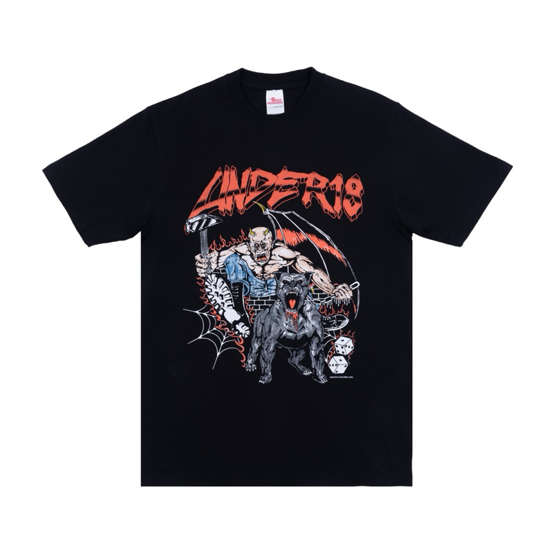 kaos tshirt UNDER 18 - bot tour 2023 - by DISASTER RECORDS