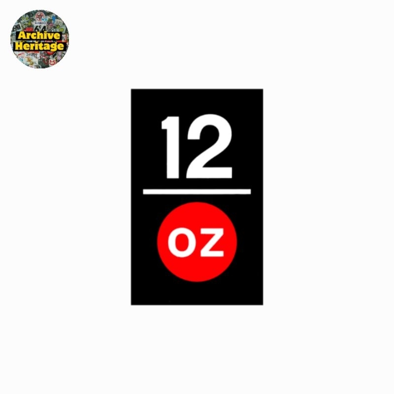

sticker 12oz Prophet magazine clothing brand logo stiker
