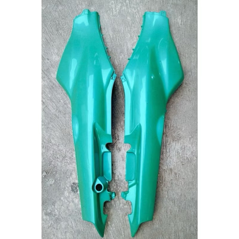 cover body belakang shogun 110 sogun r shogun 110 r warna hijau toska