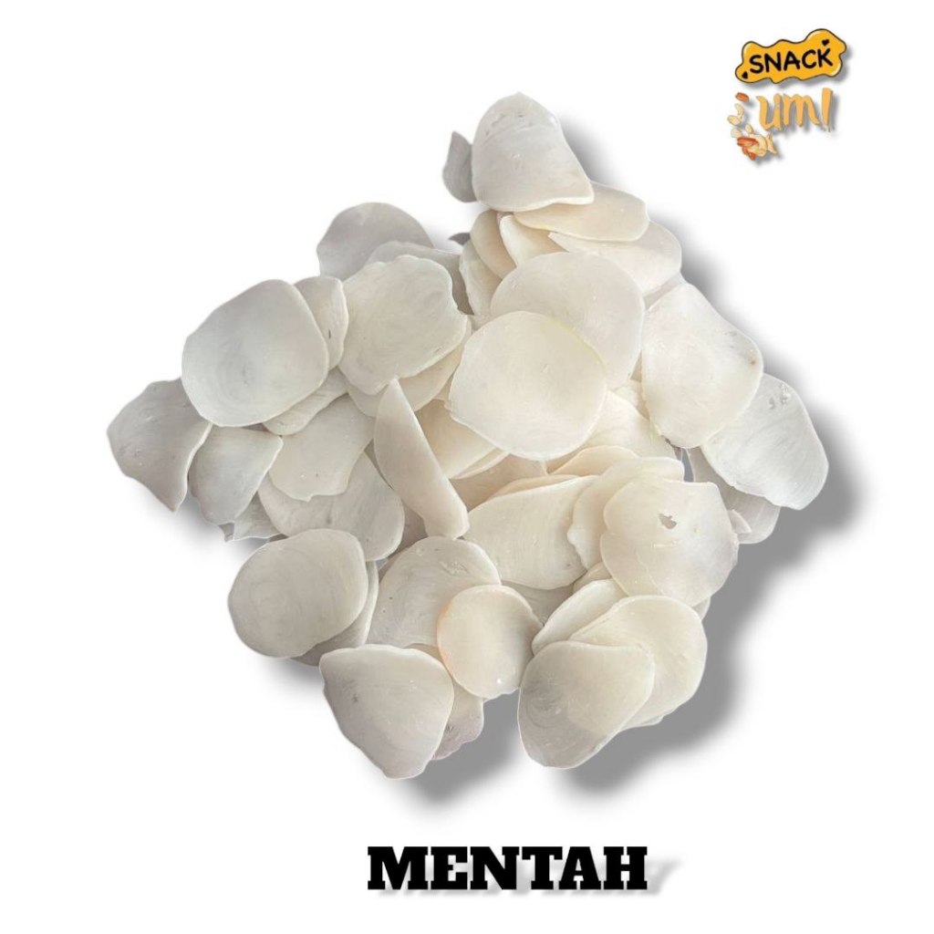 

KERUPUK BAWANG PUTIH KEMASAN 1 KG ( KERUPUK SEBLAK ) / KERUPUK BAWANG MENTAH