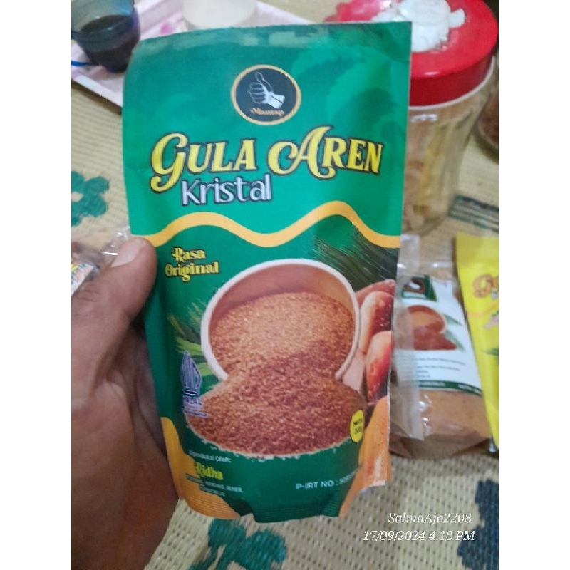 

200Gr Gula Aren Semut / Rasa Original / Bubuk / Kristal / Cap Jempol 100% Organik (Asli Purworejo)