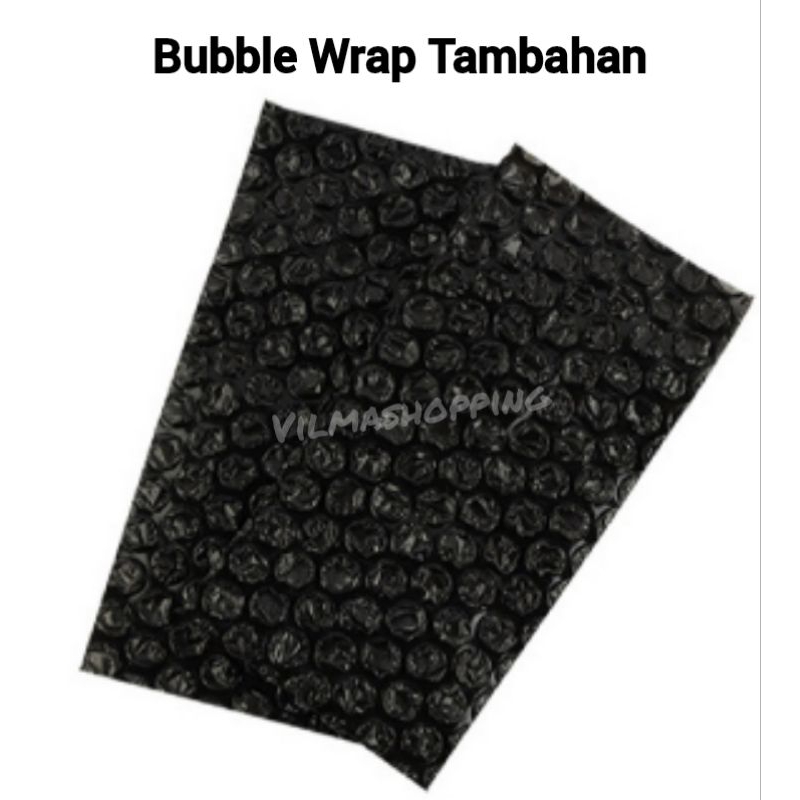 

Tambahan Packing Bubble Wrap Agar Paket Lebih Aman.