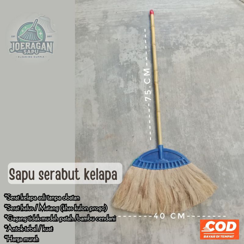 sapu serabut kelapa. sapu murah.