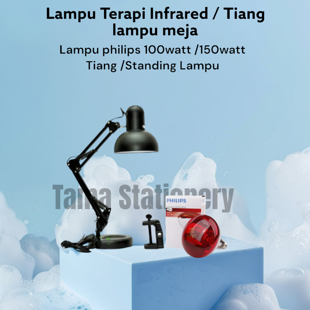 Lampu Terapi Inframerah / Infra Merah / Infrared / red Bohlam Fisioterapi Kesehatan 100w / 150W ORI 