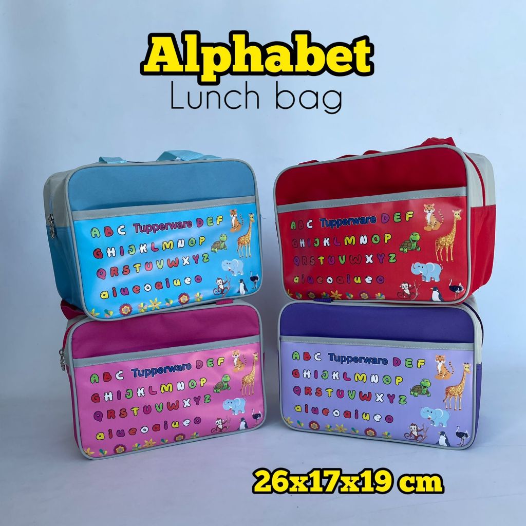 Alphabet Lunch bag Tupperware