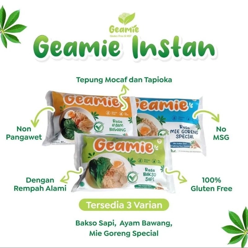 

Geamie | MIE INSTANT GLUTEN FREE