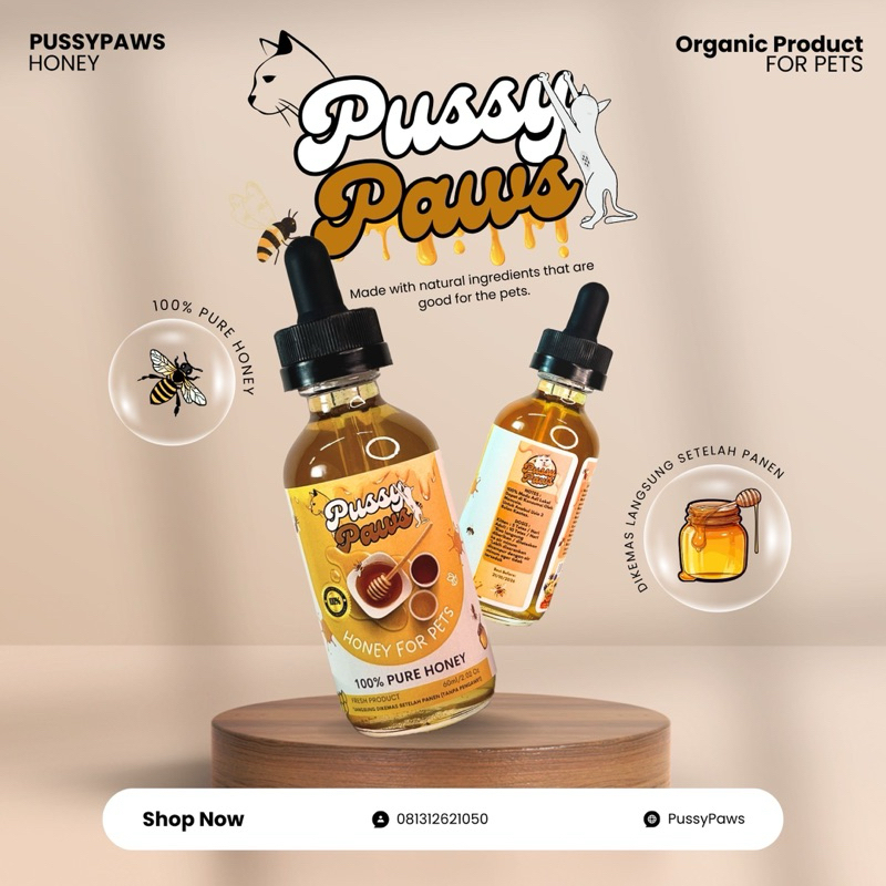 

Pussypaws madu murni premium [100% PURE HONEY]