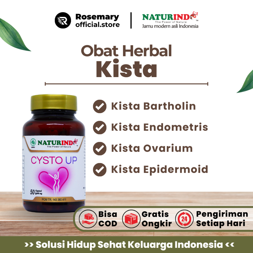 CYSTO UP - Obat Herbal Kista Myom
