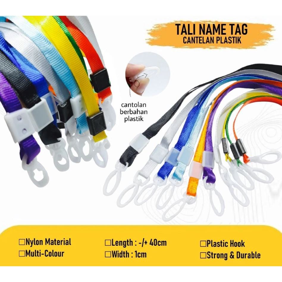 

[1PCS] Tali Gantungan ID Card / Tali Id Card / Tali Name Tag / Strap ID Card