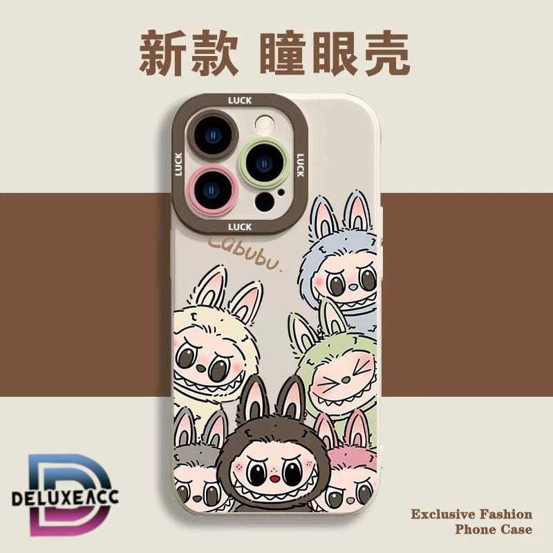 SS955 Silikon Case Labubu Monster Softcase Casing Hp FOR OPPO A83 A5 A9 2020 A76 A96 A3 PRO RENO 4 4