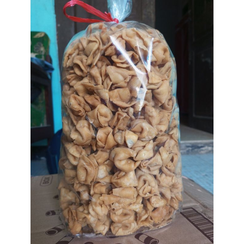 

Keripik Pangsit Kembang/ Pangsit Pita Goreng 1kg