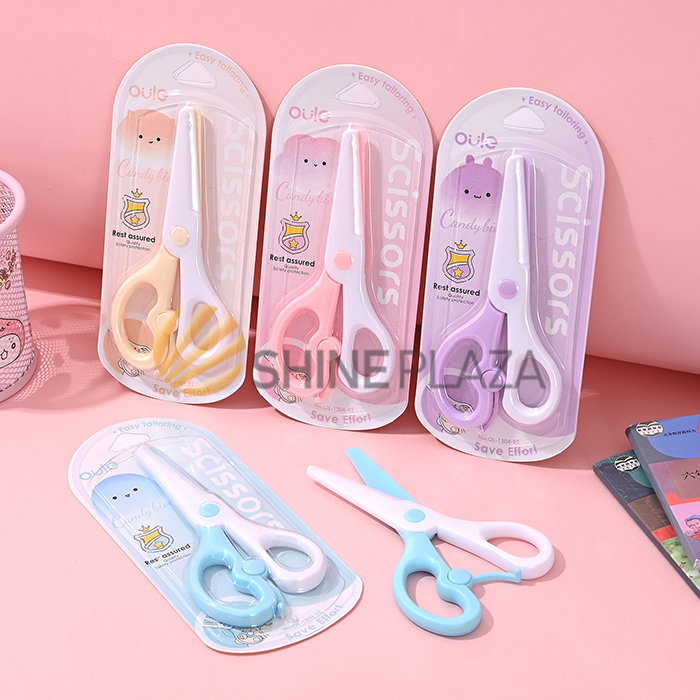 

White Pastel Color Kids Scissors - Gunting Anak Lucu