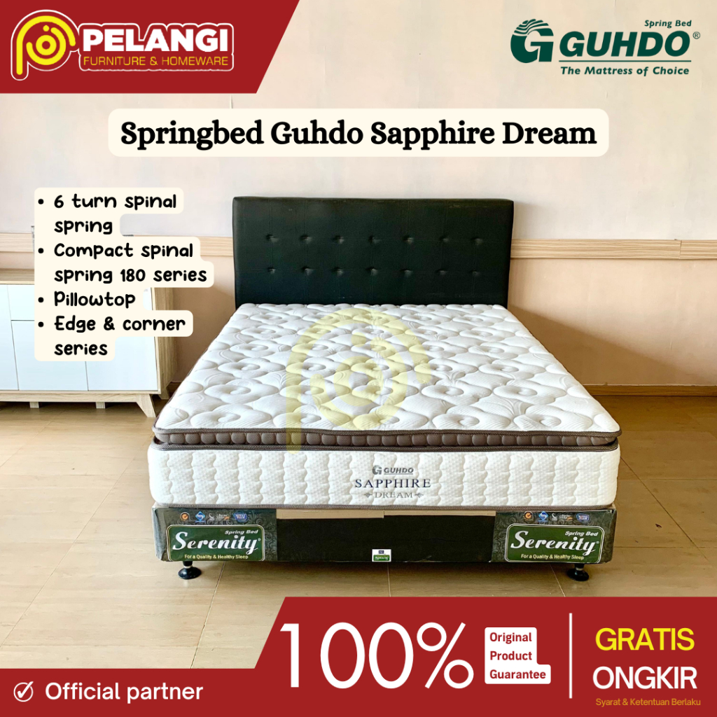 Springbed Guhdo Sapphire Dream | Springbed Guhdo | Kasur Springbed | Springbed | Matras Tempat Tidur
