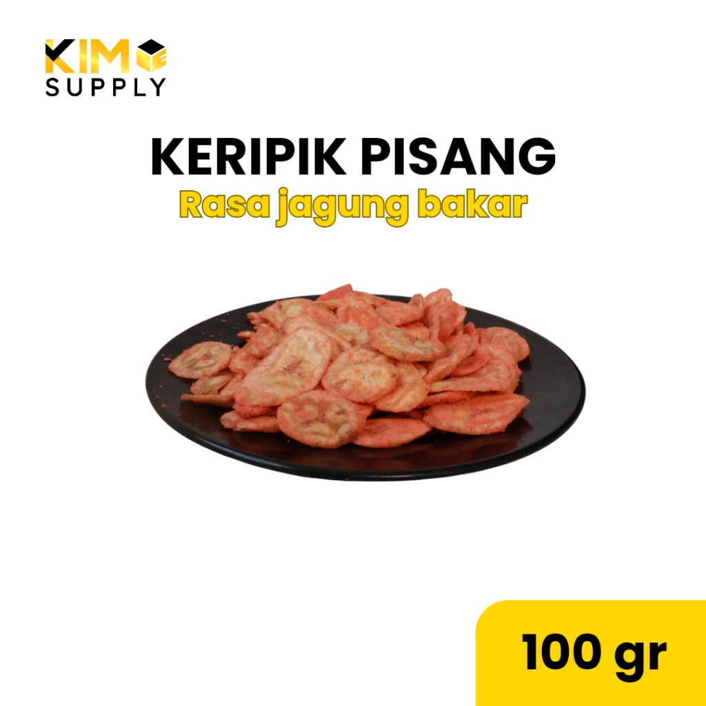 

KERIPIK PISANG JAGUNG BAKAR (1KG) snack cemilan makanan kekinian termurah