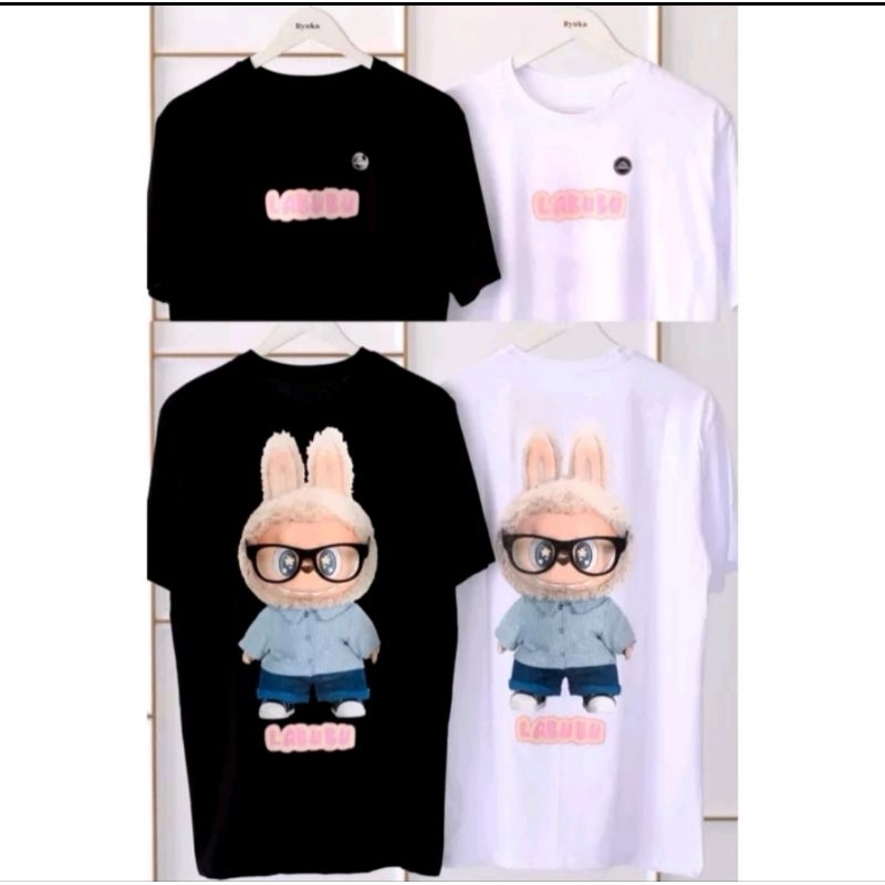 KAOS ATASAN COMBED OWL || KAOS LABUBU BODY PANJANG RATA RYUKA U-RIGHT