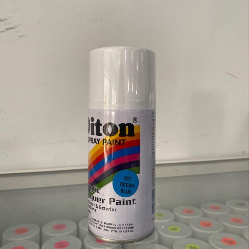 Cat Semprot Diton 821 Ocean Blue 300 cc / Pilok Pilox Diton Biru Laut