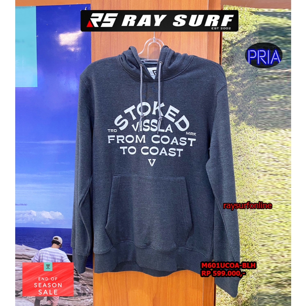 RAYSURF VISSLA SALE SWEATER PRIA M601UCOA-BLH ORIGINAL