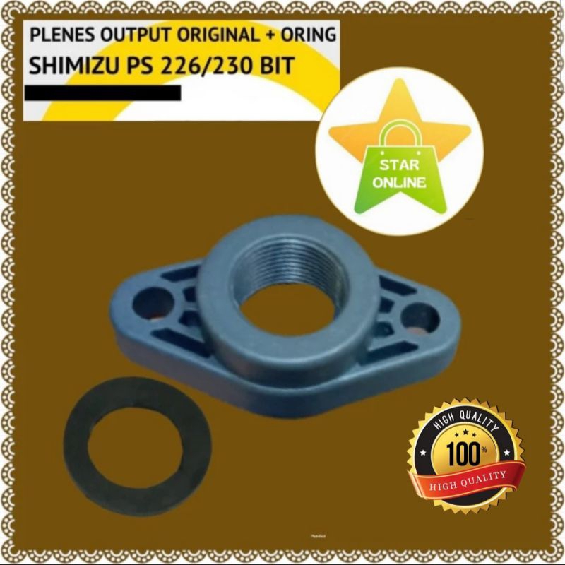 Planes flange 1 inch pompa air Shimizu ps 230 226 bit pvc