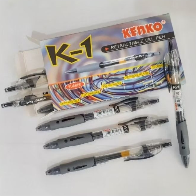 

Kenko K-1 Retractable Gel Pen 0.5 mm. bolpen gel