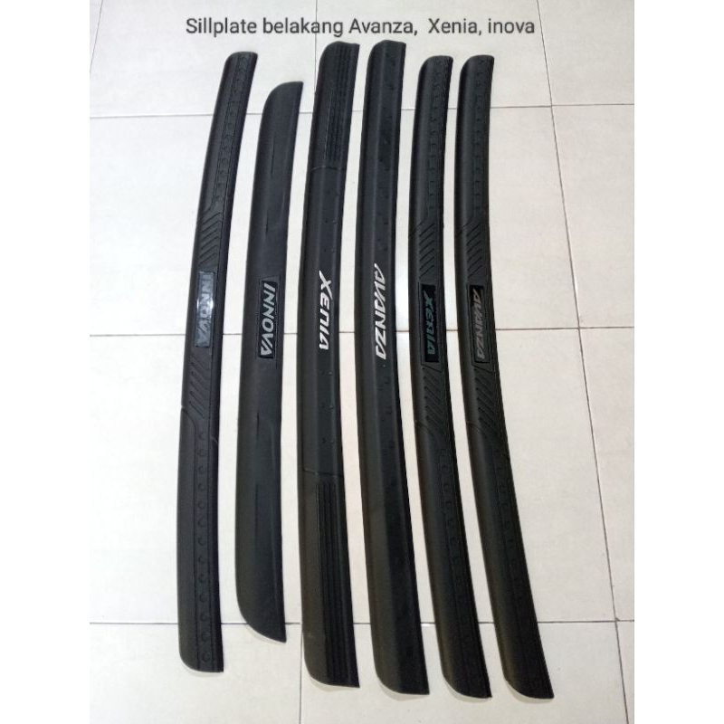 Sillplate belakang pintu bagasi Avanza, Xenia, All New Avanza, All New Xenia, Inova / injakan pintu 