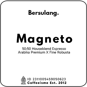 

House Blend Espresso 50:50 | 50% Arabika Premium : 50% Fine Robusta MAGNETO | Bukan Commercial Grade