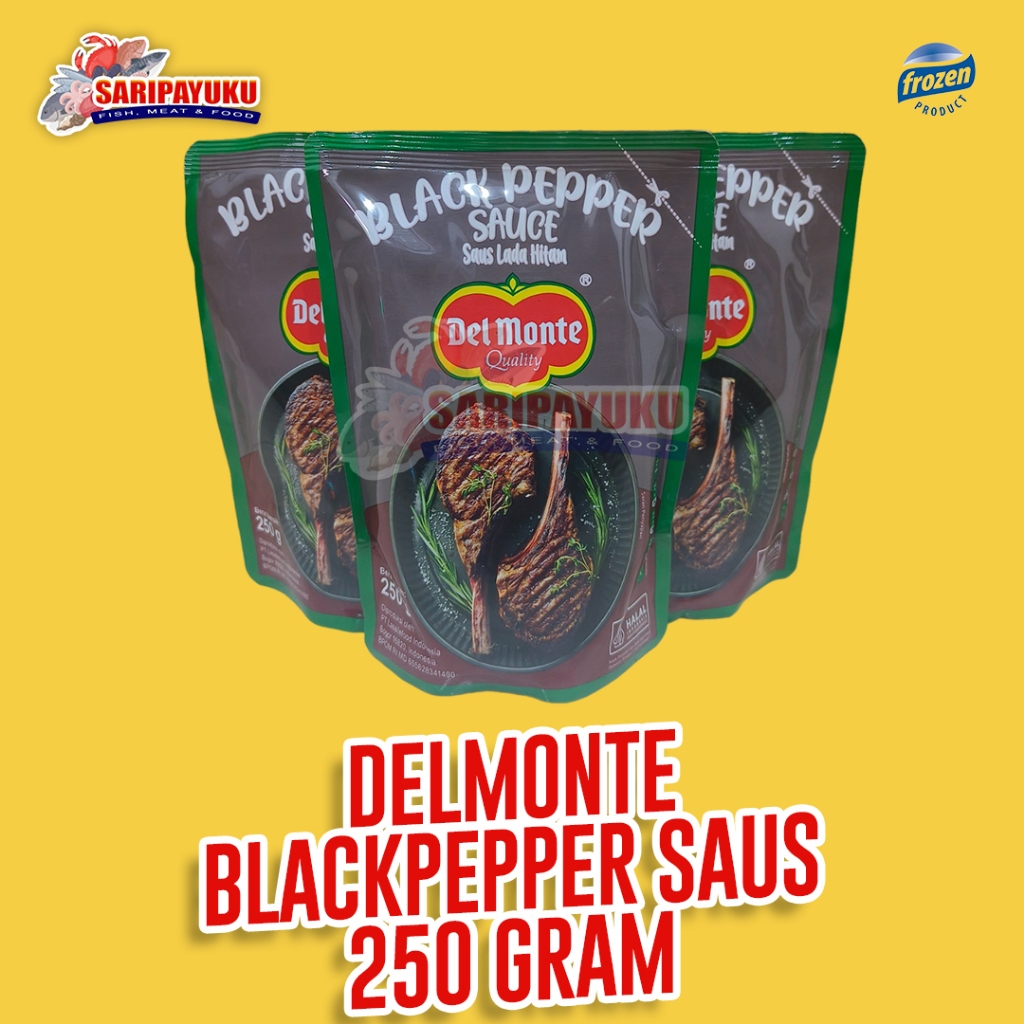 

Saus BLACKPEPPER DELMONTE LADA HITAM 250 GRAM