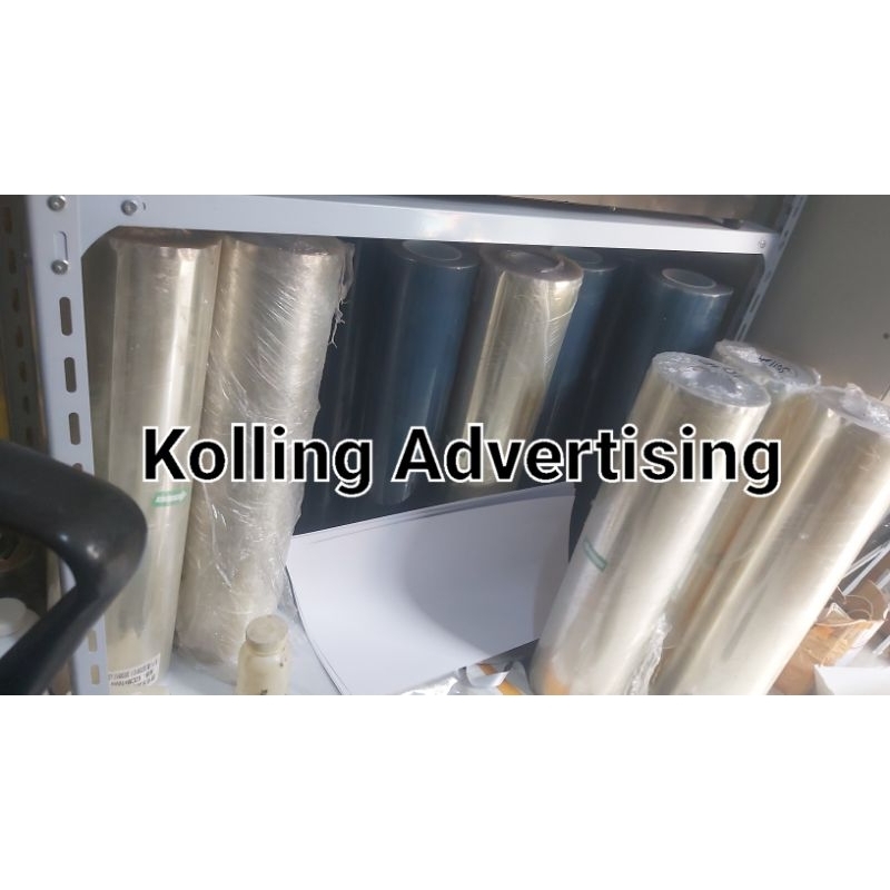 

PET FILM UV DTF A dan B ukuran 60cm Decal Kering
