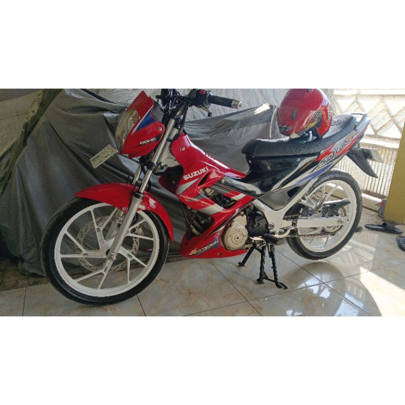 Velg Original satria F Repaint putih