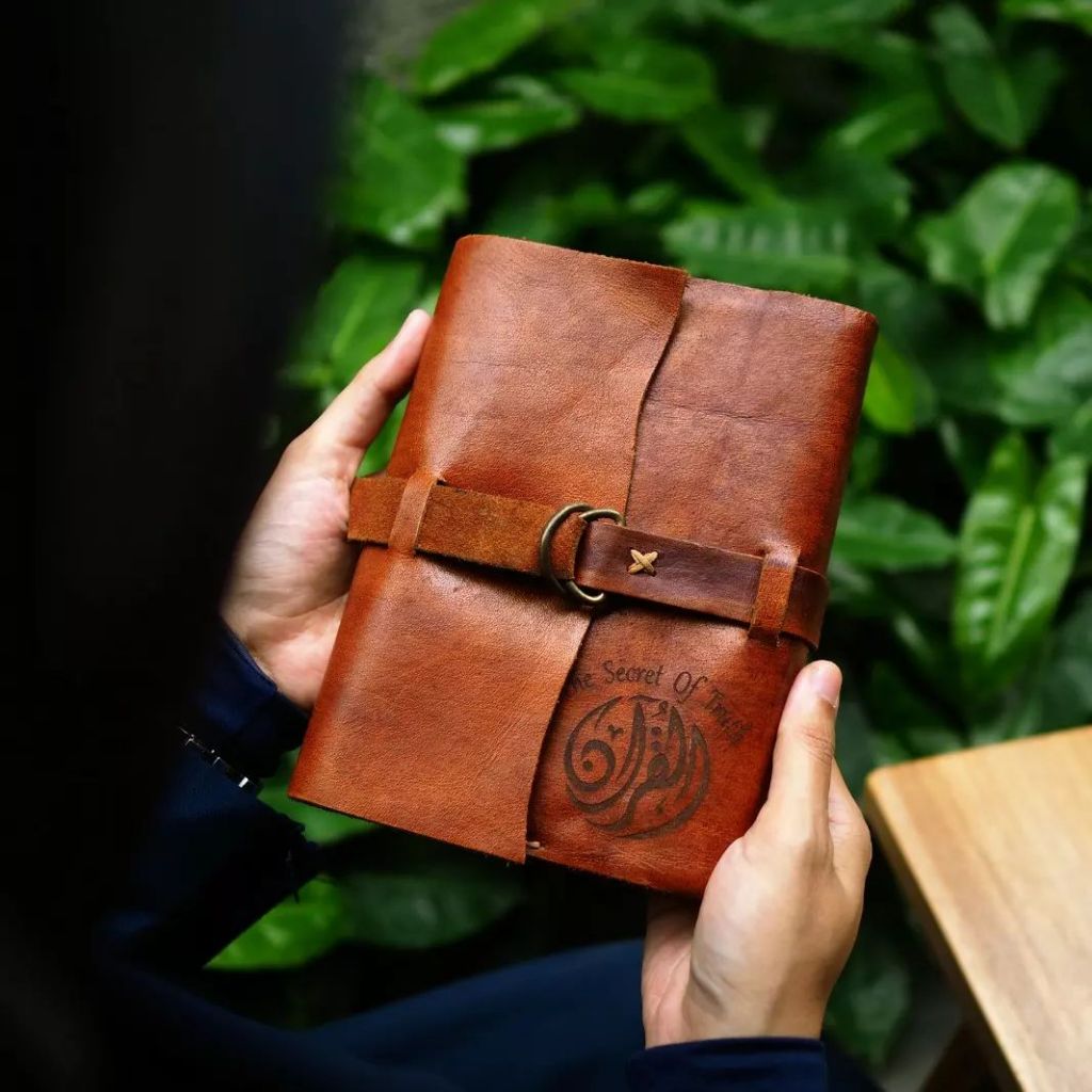 Alquran Custom Nama Tajwid Warna Terjemah/Cover Kulit Asli/Belt Series