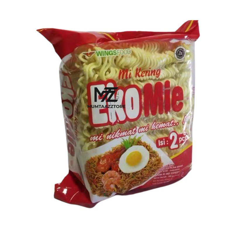 

☘️MUMTAAZZTORE☘️ WINGSFOOD EKO MIE MI KERING ISI 2 KEPING