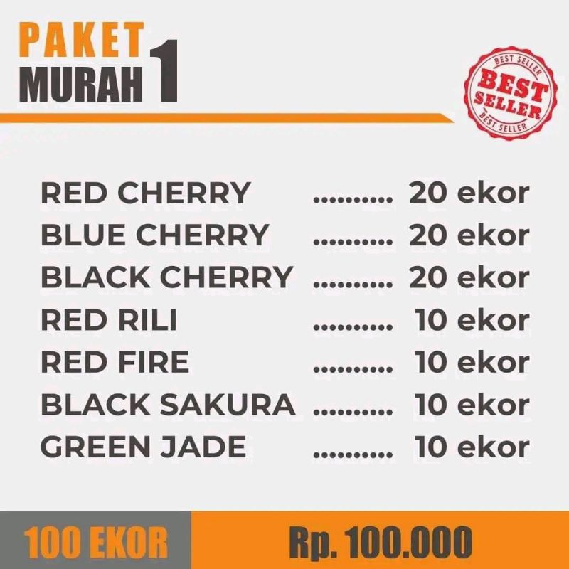 

paket murah udang hiyas