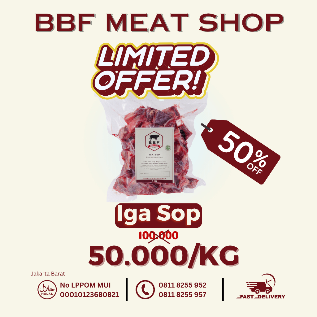 

PROMO TERMURAH DAGING TULANG IGA SAPI NAVAL RIBS END UNTUK SOP RAWON