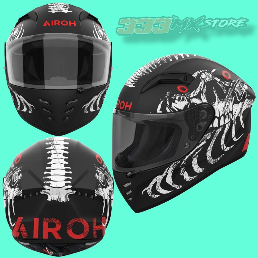 Helm Airoh Connor Myth Matt Helmet Full Face Airoh Connor Original