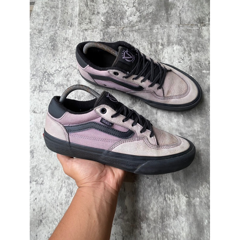 vans rowan pro skate purple black (size 40,5)