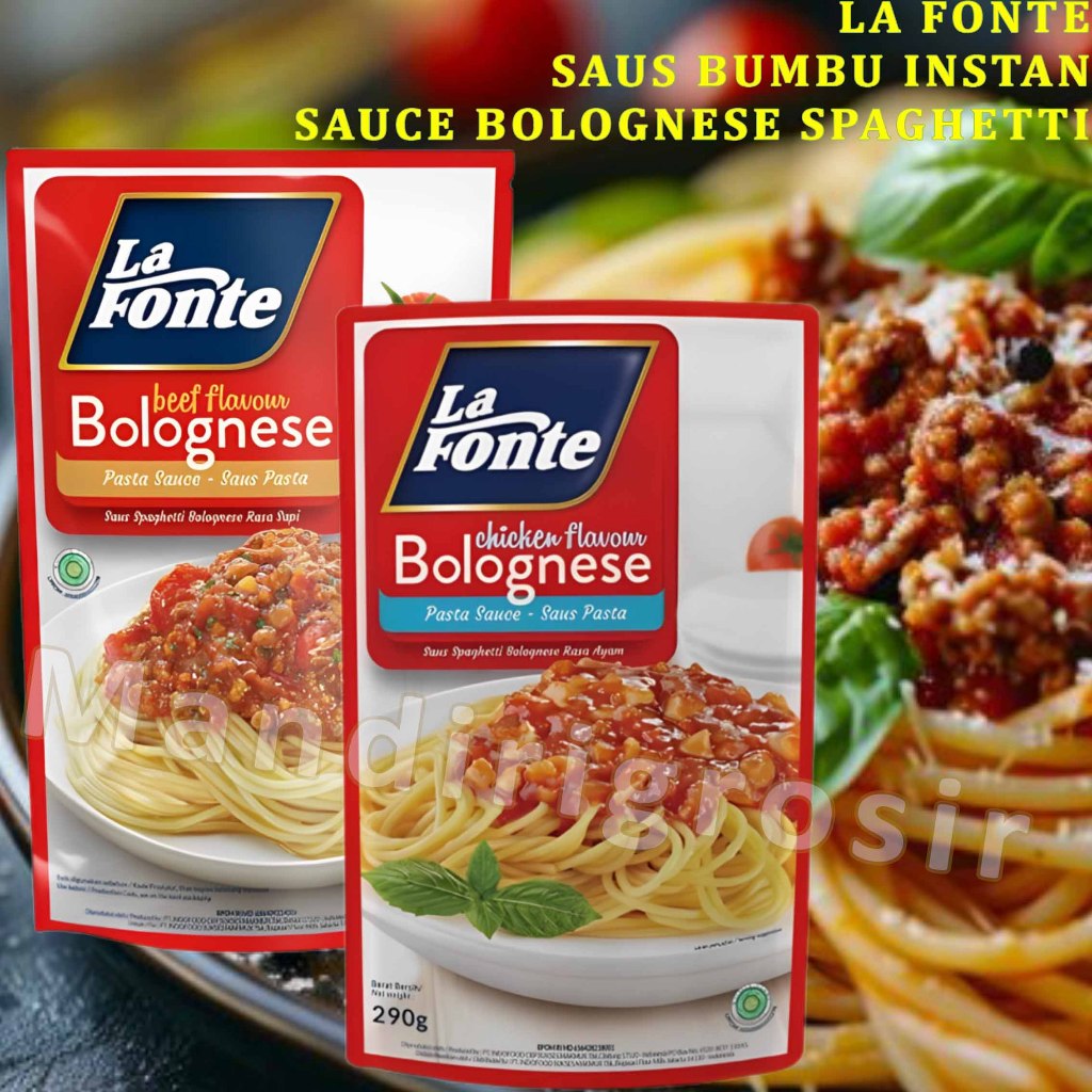 

Saus Spaghetti Bolognese * La Fonte Sauce * Saus Spaghetti Pasta Varian Rasa