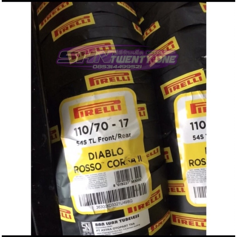 Ban Race Pirelli Diablo Rosso Corsa II 110 70 17 ban pirelli diablo rosso corsa 2 ban balap 2024