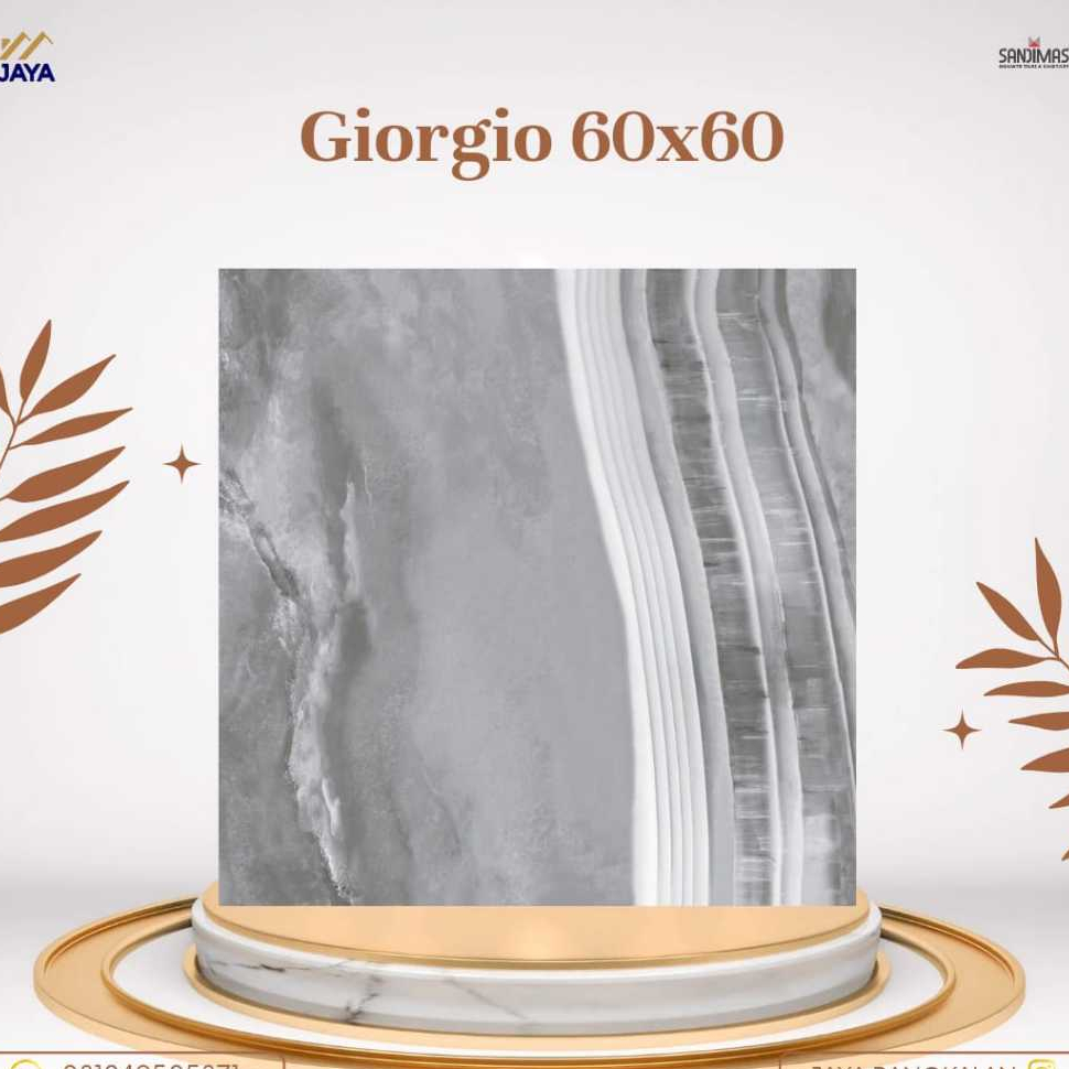 GRANIT LANTAI GLOSSY HALUS GIORGIO 60 X 60 SANDIMAS