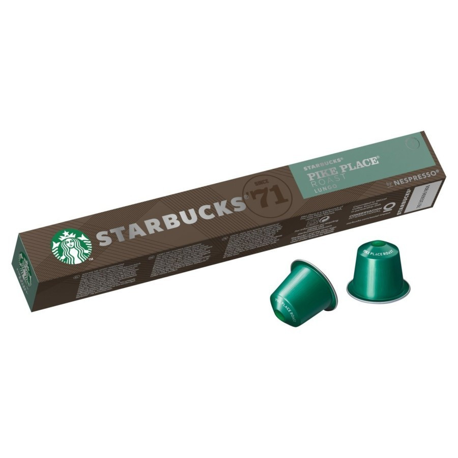 

Nespresso Starbucks Pike Place Roast Lungo Coffee Capsule