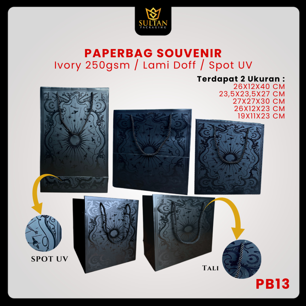 

Paper Bag Hadiah Jumbo / Premium Gift Bag / Tas Kado Jinjing / PB13