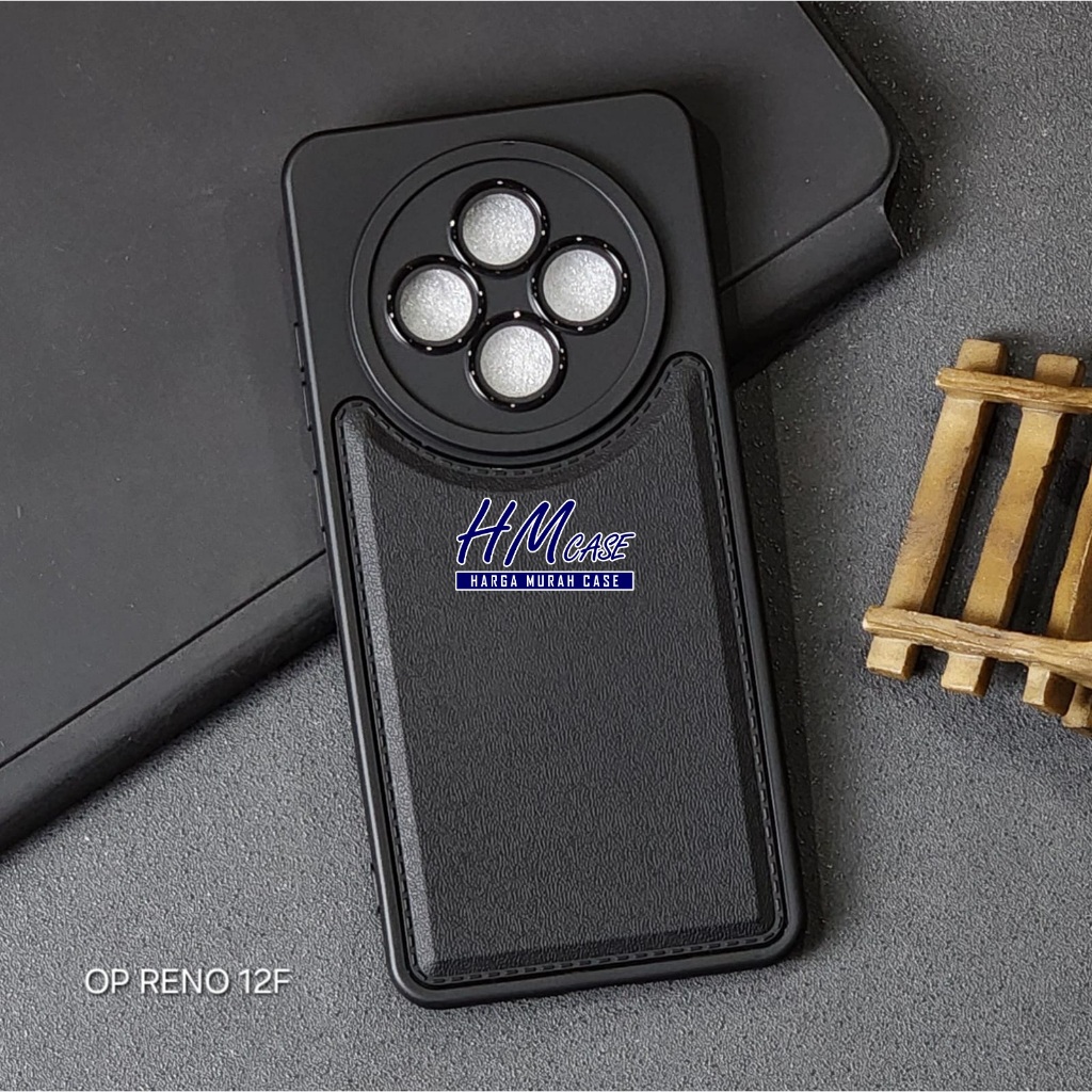 Oppo Reno 12F Oppo Reno 12 5G Oppo Reno 12 Pro 5G Case Pro Leather Black Oppo Reno 12F Oppo Reno 12 