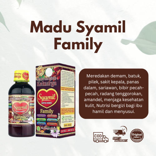 

MADU SYAMIL FAMILY DATES HONEY|MENGATASI KOLESTEROL DIABETES|TERJAMIN ORIGINAL RESMI BPOMM HALAL|