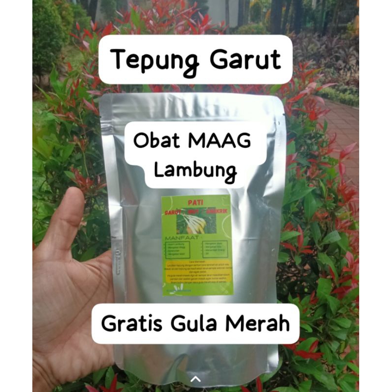 

Tepung Garut Gratis Gula / Pati Obat Asam Lambung Magg / Pati Irut / Arrowroot
